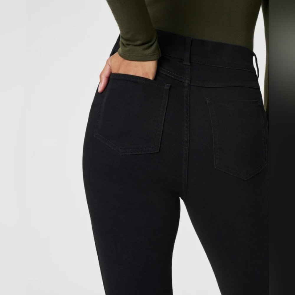 ✨️SPANX SPANXshape High-Rise Ankle Skinny Jeans - Black - Size L Tall (NWT) - Picture 10 of 10